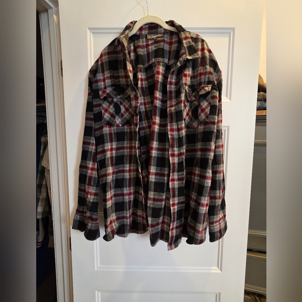 Mans plaid Flannel Shirt